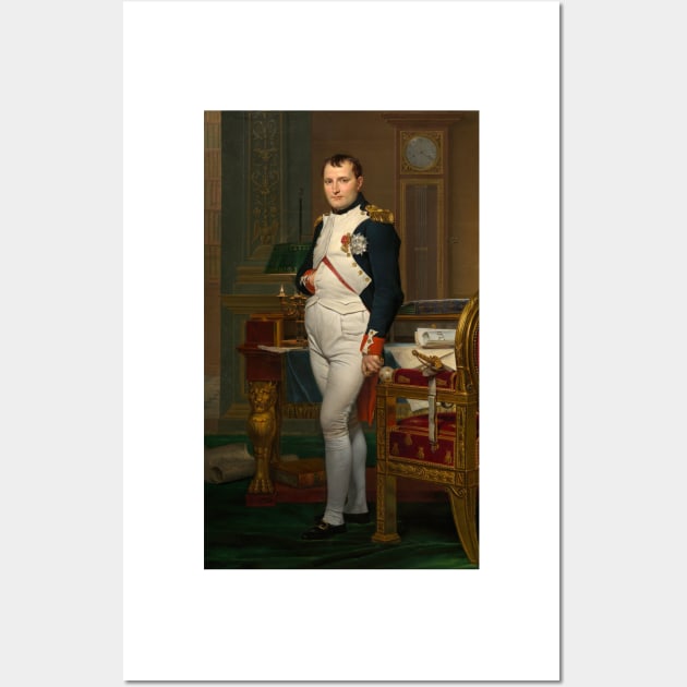 The Emperor Napoleon in His Study at the Tuileries - Jacques-Louis David Wall Art by themasters